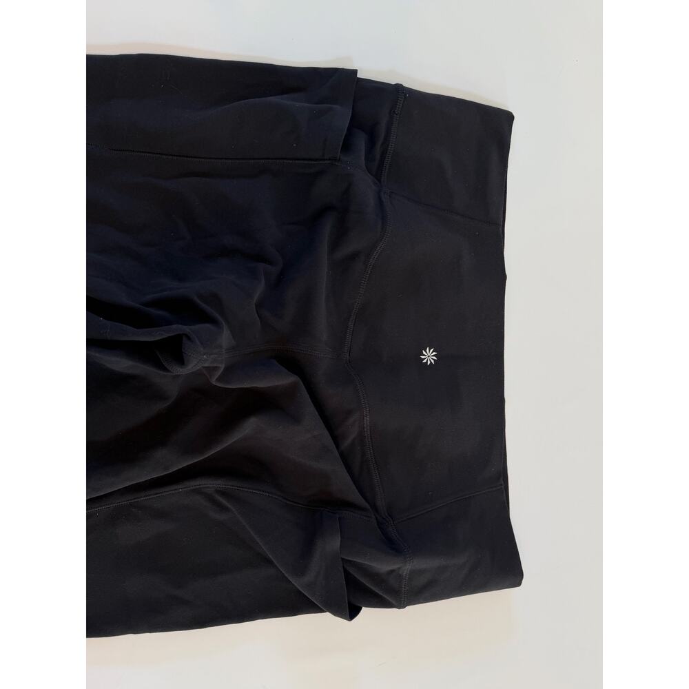 Athleta Salutation Stash 7/8 Cropped Capri Tights Leggings Womens XL Black - Picture 11 of 16
